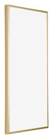 Kent Aluminium Fotokader 40x80cm Goud Voorzijde Schuin | Yourdecoration.be
