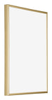 Kent Aluminium Fotokader 46x61cm Goud Voorzijde Schuin | Yourdecoration.be