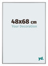Kent Aluminium Fotokader 48x68cm Platina Voorzijde Maat | Yourdecoration.be