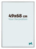Kent Aluminium Fotokader 49x68cm Platina Voorzijde Maat | Yourdecoration.be