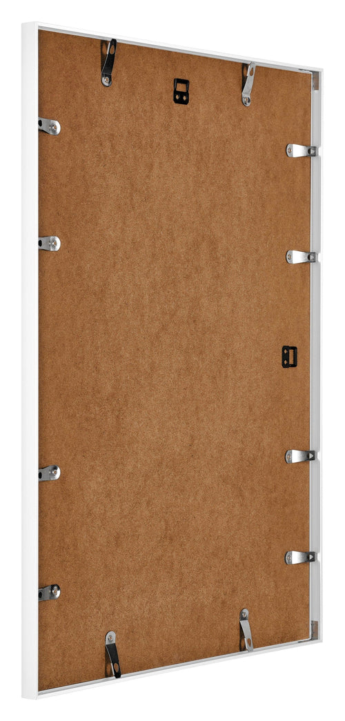 Kent Aluminium Fotokader 59 4x84cm A1 Wit Hoogglans Achterzijde Schuin | Yourdecoration.be