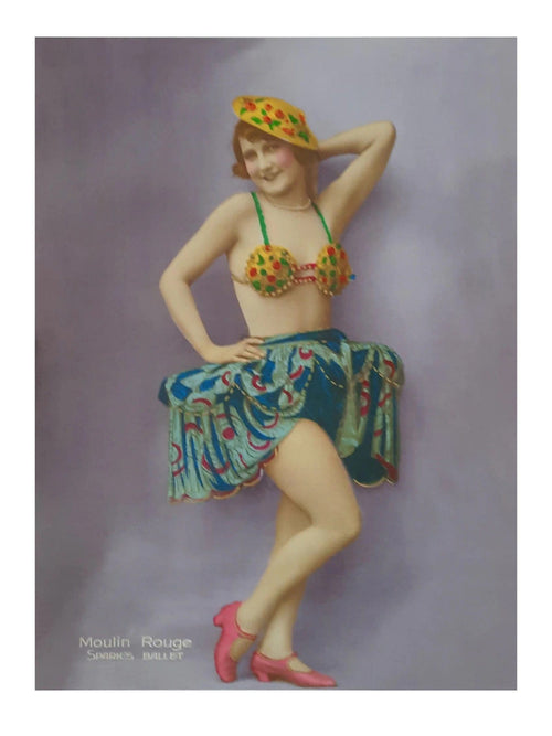 Kunstdruk - Moulin Rouge Sparks Ballet 30x40cm