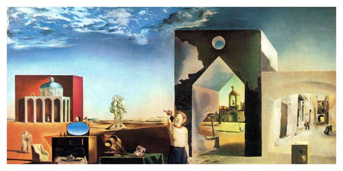 Kunstdruk Salvador Dali Banlieue de la Ville 100x50cm SD 809 PGM | Yourdecoration.be
