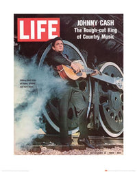 Kunstdruk Time Life Johnny Cash Cover 1969 40x50cm Pyramid PPR43223 | Yourdecoration.be