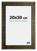 Leeds Houten Fotokader 20x30cm Champagne Geborsteld Voorzijde Maat | Yourdecoration.be