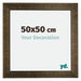 Leeds Houten Fotokader 50x50cm Champagne Geborsteld Voorzijde Maat | Yourdecoration.be