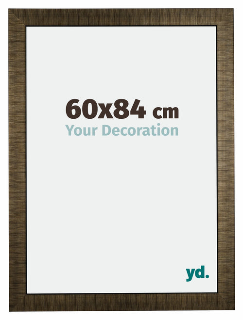 Leeds Houten Fotokader 60x84cm Champagne Geborsteld Voorzijde Maat | Yourdecoration.be