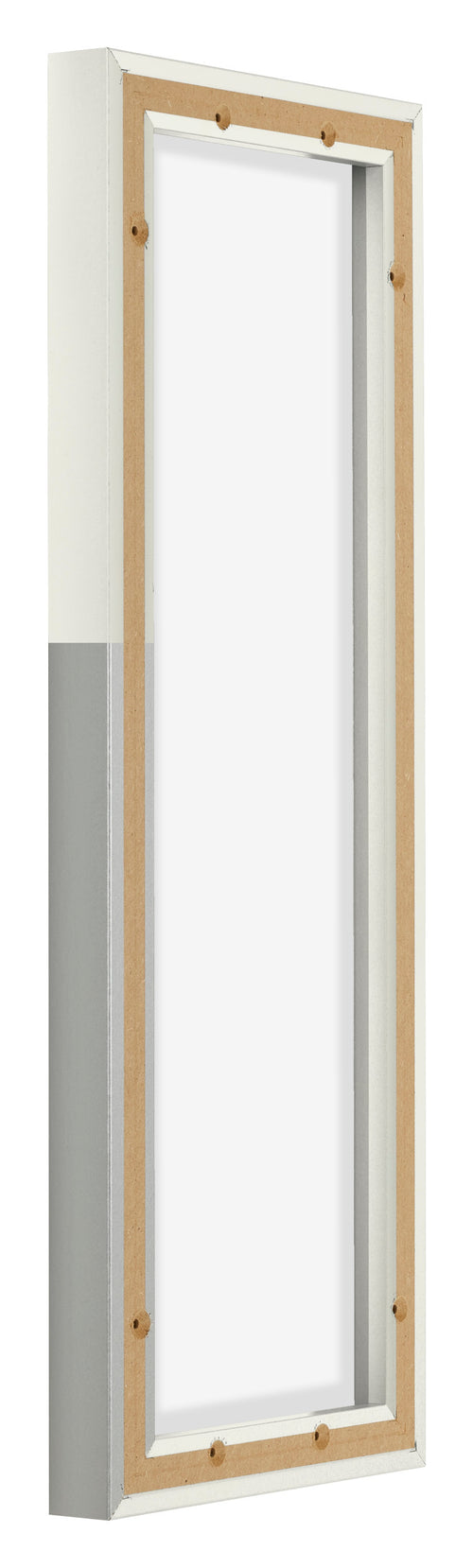 Lyon MDF Baklijst 1 3 Wit Mat Achterzijde Schuin | Yourdecoration.be