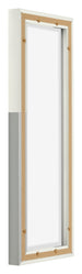 Lyon MDF Baklijst 1 3 Wit Mat Achterzijde Schuin | Yourdecoration.be