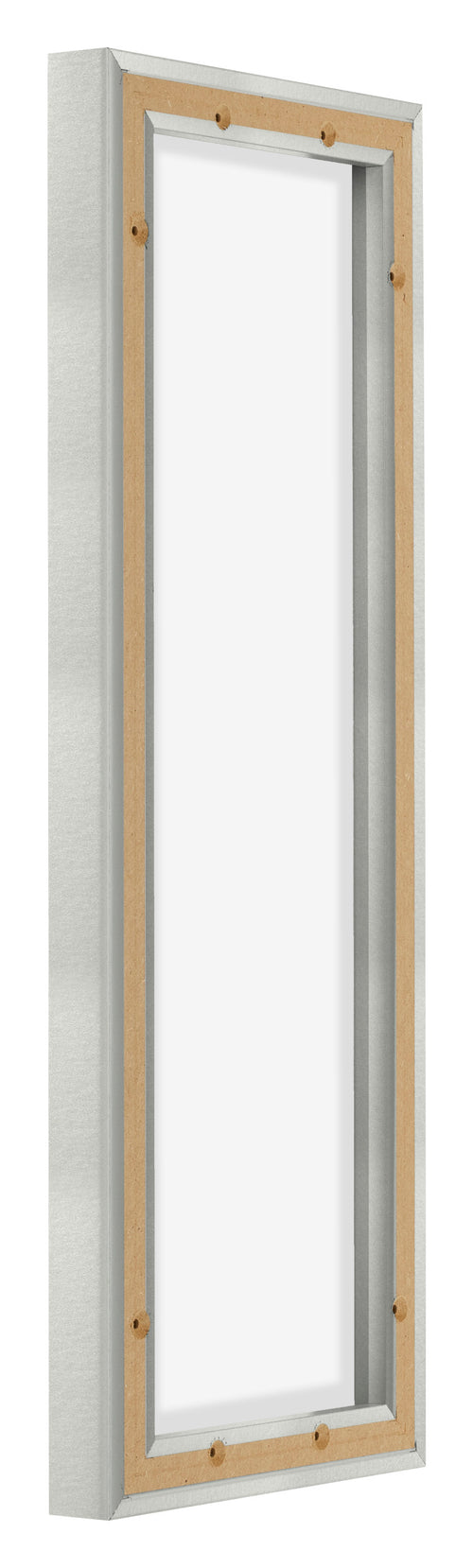 Lyon MDF Baklijst 1 3 Zilver Mat Achterzijde Schuin | Yourdecoration.be