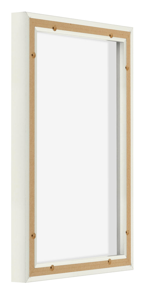 Lyon MDF Baklijst 2 3 Wit Mat Achterzijde Schuin | Yourdecoration.be