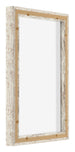 Lyon MDF Baklijst 2 3 Wit Vintage Achterzijde Schuin | Yourdecoration.be