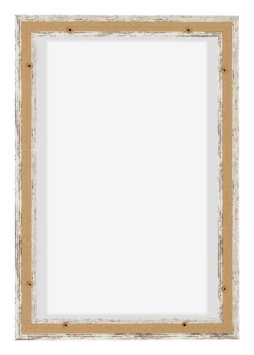 Lyon MDF Baklijst 2 3 Wit Vintage Achterzijde | Yourdecoration.be