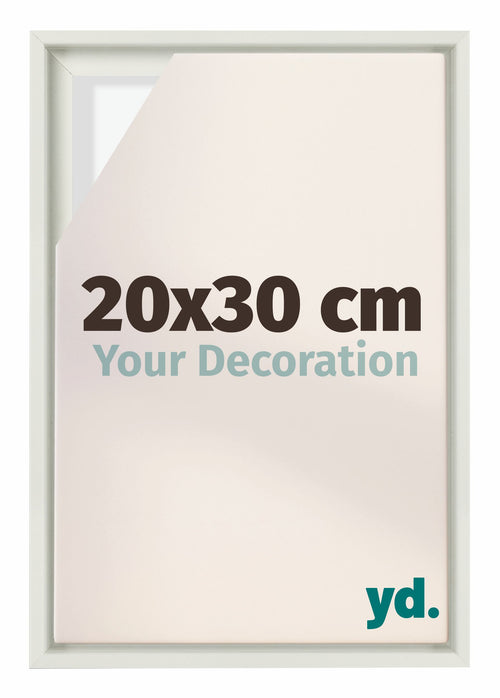 Lyon MDF Baklijst 20x30cm Wit Mat Voorzijde Maat | Yourdecoration.be