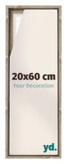 Lyon MDF Baklijst 20x60cm Sonoma Eiken Voorzijde Maat | Yourdecoration.be