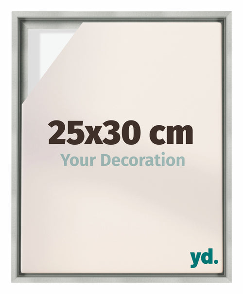 Lyon MDF Baklijst 25x30cm Zilver Mat Voorzijde Maat | Yourdecoration.be