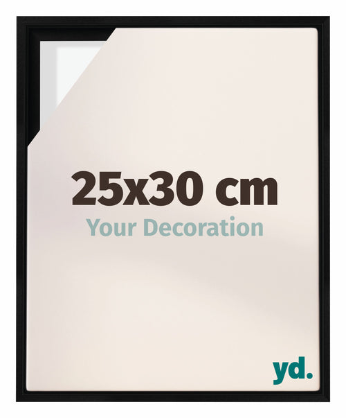 Lyon MDF Baklijst 25x30cm Zwart Mat Voorzijde Maat | Yourdecoration.be