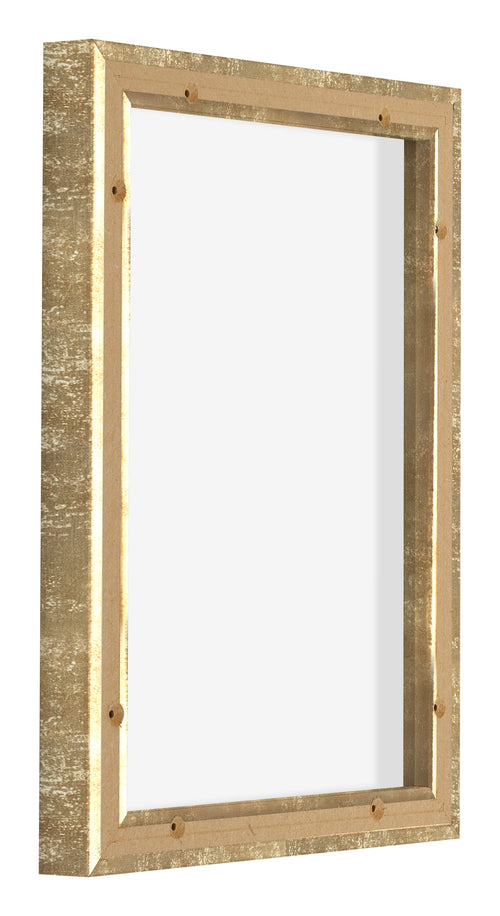 Lyon MDF Baklijst 3 4 Goud Antiek Achterzijde Schuin | Yourdecoration.be