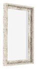Lyon MDF Baklijst 3 4 Wit Vintage Voorzijde Schuin | Yourdecoration.be