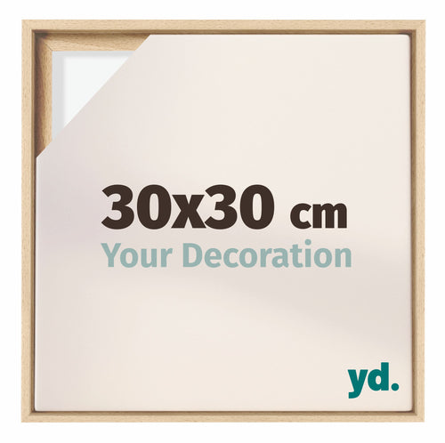 Lyon MDF Baklijst 30x30cm Beuken Voorzijde Maat | Yourdecoration.be
