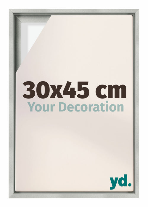 Lyon MDF Baklijst 30x45cm Zilver Mat Voorzijde Maat | Yourdecoration.be