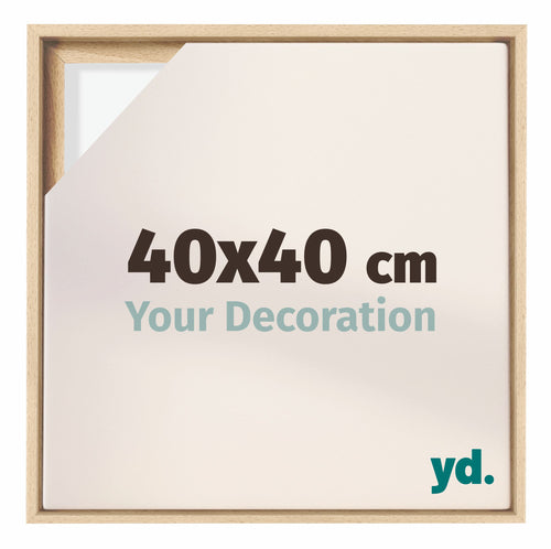 Lyon MDF Baklijst 40x40cm Beuken Voorzijde Maat | Yourdecoration.be