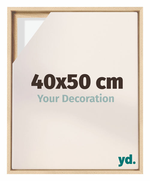 Lyon MDF Baklijst 40x50cm Beuken Voorzijde Maat | Yourdecoration.be