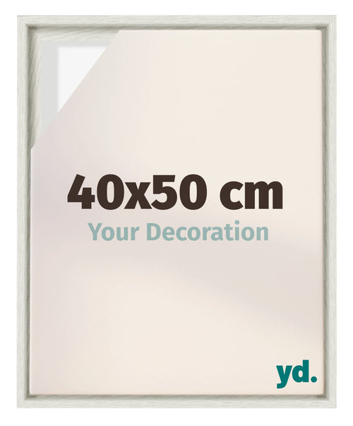Lyon MDF Baklijst 40x50cm White Wash Voorzijde Maat | Yourdecoration.be