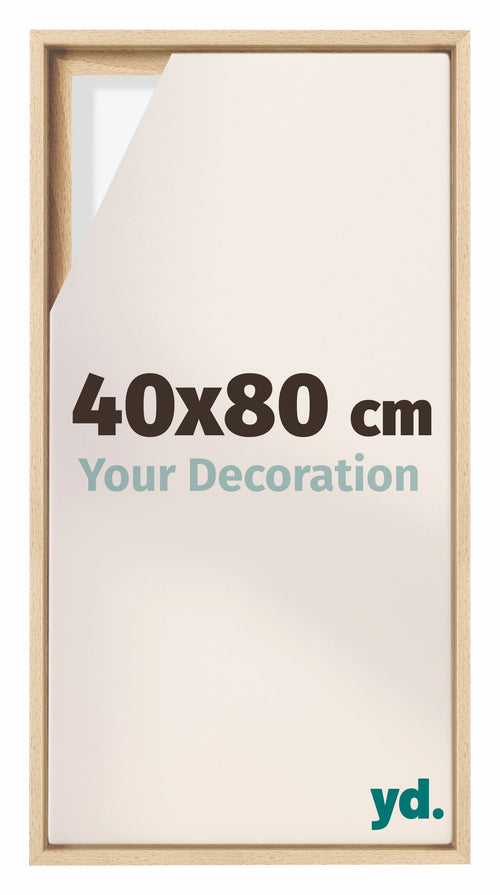 Lyon MDF Baklijst 40x80cm Beuken Voorzijde Maat | Yourdecoration.be