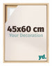 Lyon MDF Baklijst 45x60cm Beuken Voorzijde Maat | Yourdecoration.be