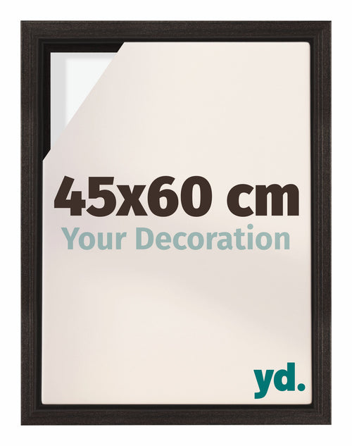 Lyon MDF Baklijst 45x60cm Donker Eiken Voorzijde Maat | Yourdecoration.be