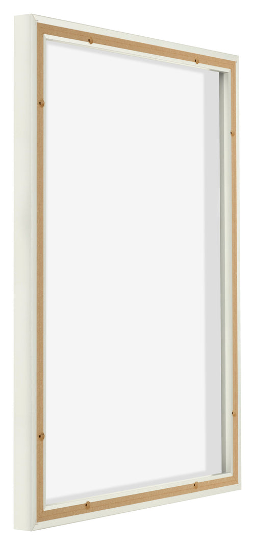 Lyon MDF Baklijst 5 7 Wit Mat Achterzijde Schuin | Yourdecoration.be