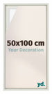 Lyon MDF Baklijst 50x100cm Wit Mat Voorzijde Maat | Yourdecoration.be