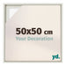 Lyon MDF Baklijst 50x50cm White Wash Voorzijde Maat | Yourdecoration.be