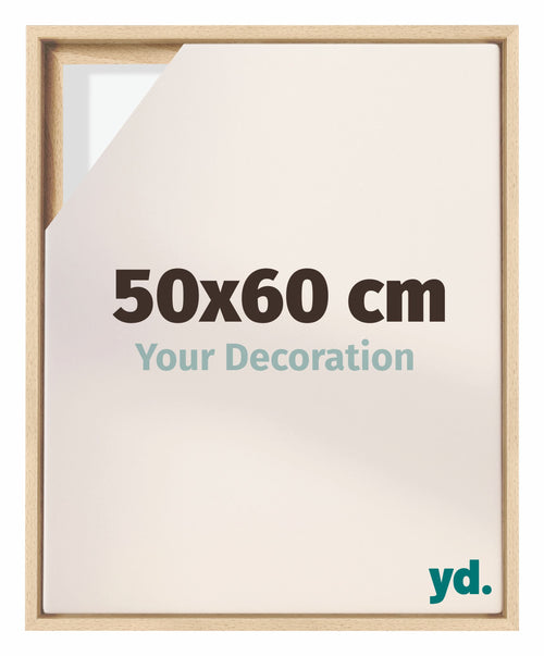 Lyon MDF Baklijst 50x60cm Beuken Voorzijde Maat | Yourdecoration.be