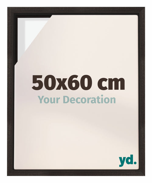 Lyon MDF Baklijst 50x60cm Donker Eiken Voorzijde Maat | Yourdecoration.be