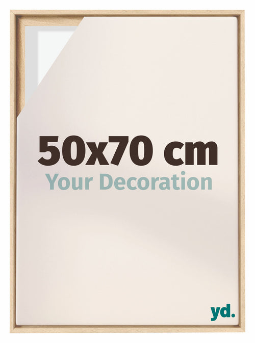 Lyon MDF Baklijst 50x70cm Beuken Voorzijde Maat | Yourdecoration.be