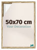 Lyon MDF Baklijst 50x70cm Goud Antiek Voorzijde Maat | Yourdecoration.be