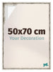 Lyon MDF Baklijst 50x70cm Wit Vintage Voorzijde Maat | Yourdecoration.be