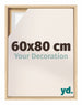 Lyon MDF Baklijst 60x80cm Beuken Voorzijde Maat | Yourdecoration.be