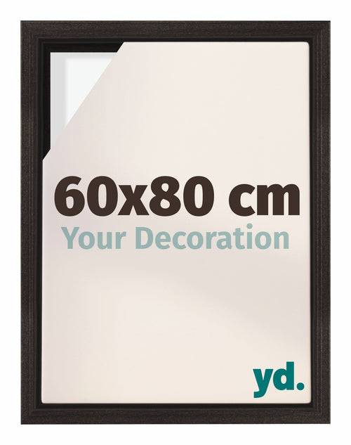 Lyon MDF Baklijst 60x80cm Donker Eiken Voorzijde Maat | Yourdecoration.be