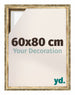 Lyon MDF Baklijst 60x80cm Goud Antiek Voorzijde Maat | Yourdecoration.be