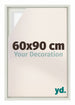Lyon MDF Baklijst 60x90cm Wit Mat Voorzijde Maat | Yourdecoration.be