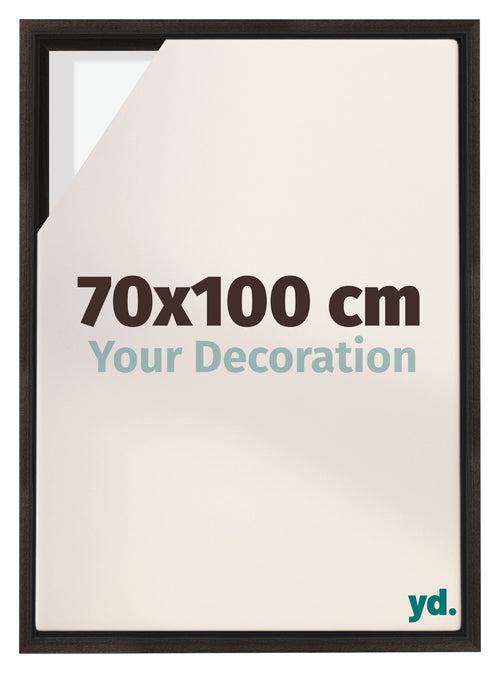 Lyon MDF Baklijst 70x100cm Donker Eiken Voorzijde Maat | Yourdecoration.be