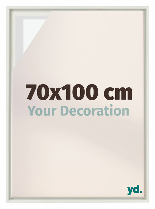 Lyon MDF Baklijst 70x100cm Wit Mat Voorzijde Maat | Yourdecoration.be