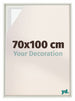 Lyon MDF Baklijst 70x100cm Wit Mat Voorzijde Maat | Yourdecoration.be