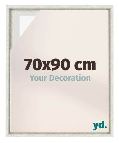 Lyon MDF Baklijst 70x90cm White Wash Voorzijde Maat | Yourdecoration.be