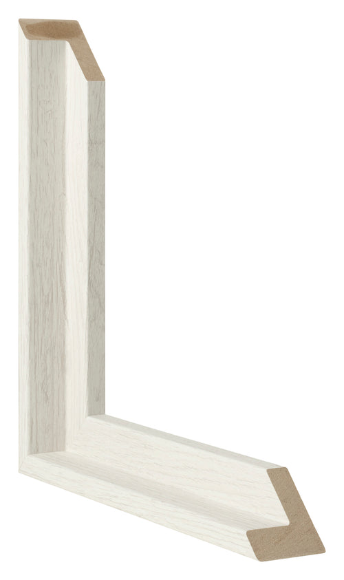 Lyon MDF Baklijst White Wash Doorsnede | Yourdecoration.be