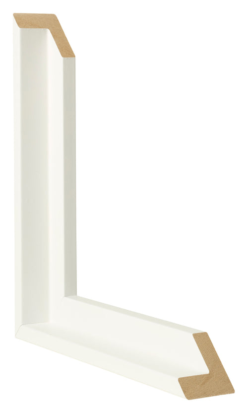 Lyon MDF Baklijst Wit Mat Doorsnede | Yourdecoration.be