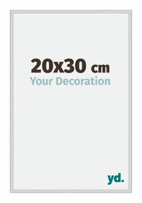 Miami Aluminium Fotokader 20x30cm Zilver Mat Voorzijde Maat | Yourdecoration.be
